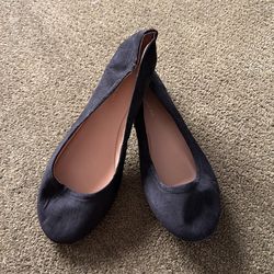 Black ballet flats size 9