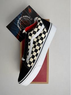 Vans Old Skool Primary Check Vans Size 8 Men New Shoes Black White