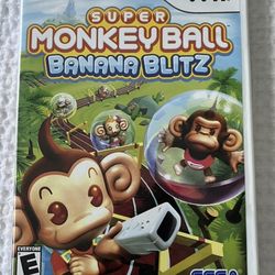 Super Monkey Ball: Banana Blitz (Nintendo Wii, 2006) Complete Resurfaced Tested