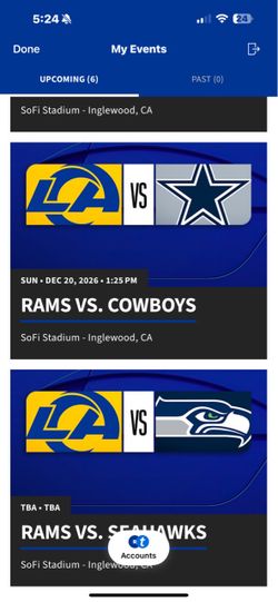 LA Rams vs Cowboys