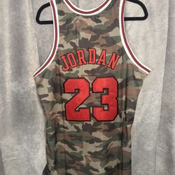 Chicago Bulls “Camo” Jordan Jersey 
