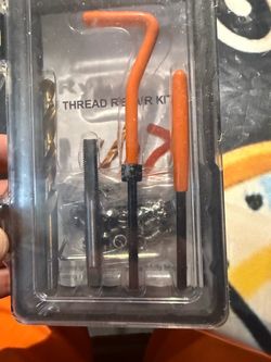 M6 x 1.0 Metric Thread Repair Kit, Helicoil Kit with HSS Drill Bit 40PCS 304 Stainless Steel Inserts Repair Stripped M6x1.0 Threads for Automotive, Ma