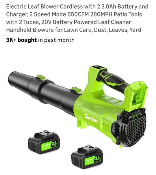 NEW POWERFUL CORDLESS LEAF BLOWER