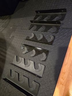 3 Bar Barbell Horizontal Bar Wall Racks-