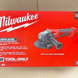 Grinder Milwaukee M18 Fuel Brushless New Tool Only 