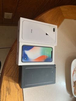 Cajas de iPhone 7-X-y 8 pluse