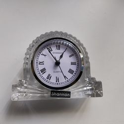 Shannon Serenade Crystal Mantle Clock For Sale 