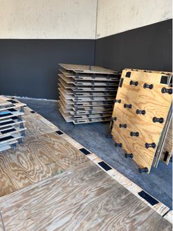 Spring wood floor