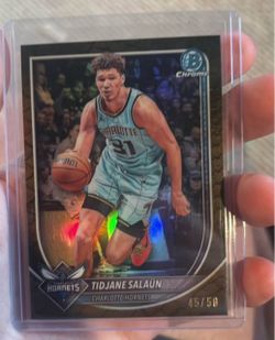 Tidjane Salaün Bowman Chrome Hornets Card 45/50