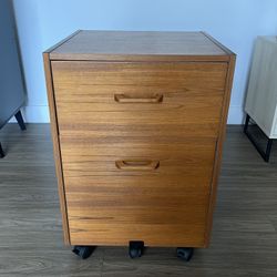 Mid Century Rolling Cabinet