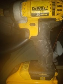 DeWalt 20 Volt Drill, Battery And Charger