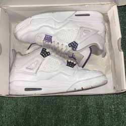 Jordan 4 metallic purple 