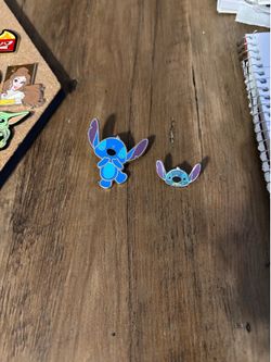 Stitch enamel pins