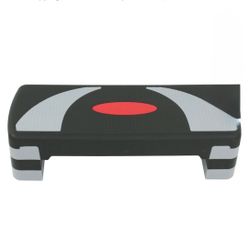 30" Adjustable Workout Aerobic Step Platform W/4 Risers 4" - 6"- 8", Exercise Stepper Non-Slip