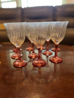 Set Of 10 Glass Glasses 