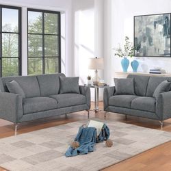 Comfortable sofa loveseat set