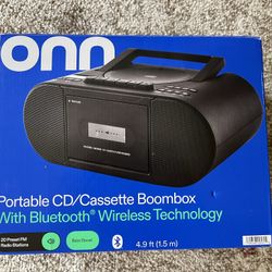 Onn Cd/Cassette Player
