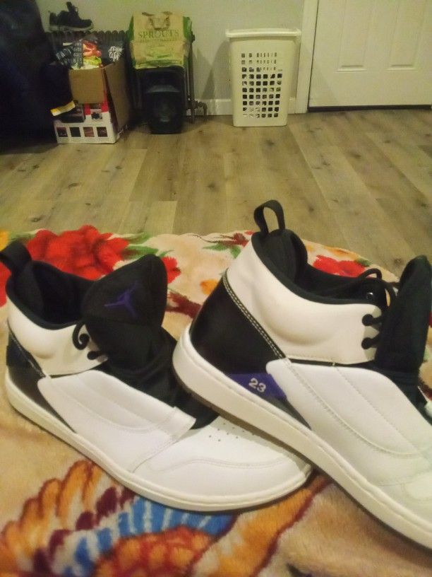 (NEW)Jordans White Concord Fadeaway Size 10.5