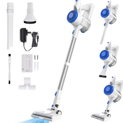 CareVac Cordless Stick Vacuum Cleaner Lightweight for Carpet Hard Floor Pet Hair