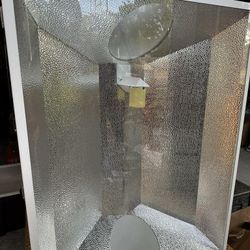 Hydrofarm Raptor 8" Air Cooled Reflector Grow lights for indoor plants set of 2