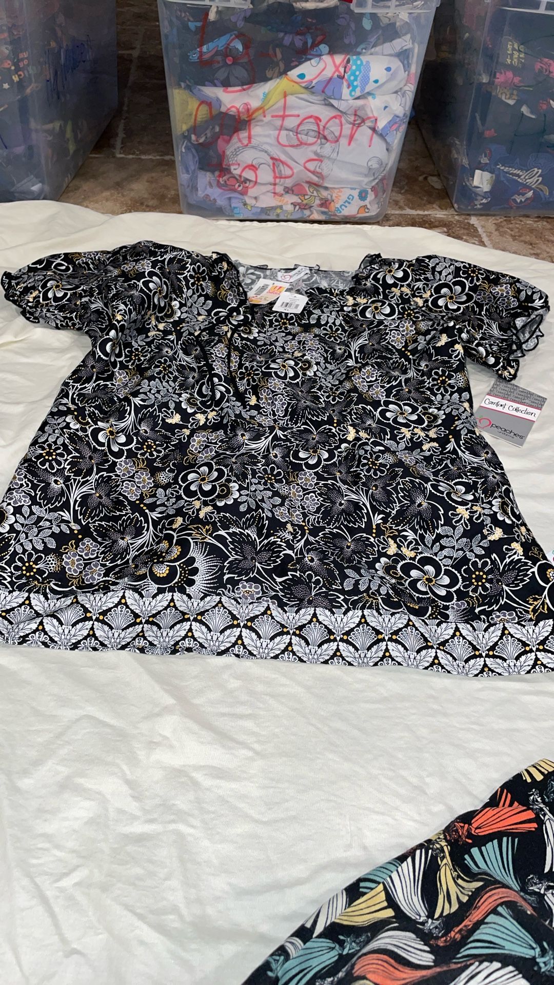 Scrub Top Xlg