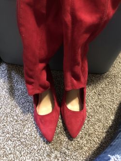 Red Thigh High