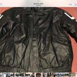 Leather Jacket Size Large