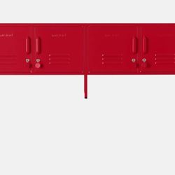 Horizontal Locker In Red