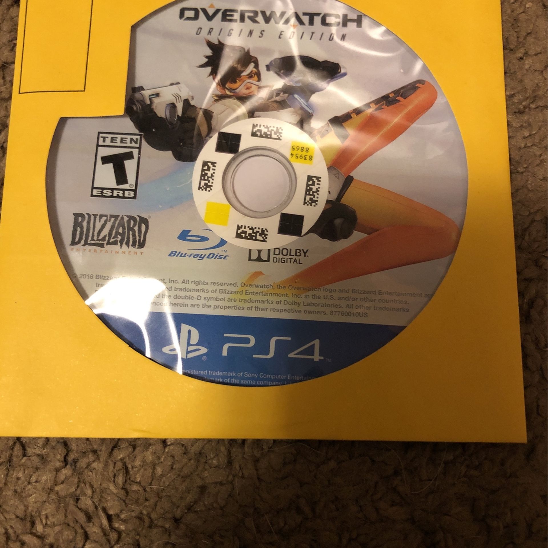 Ps4 Game Over watch
