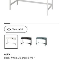 Ikea Alex Desk/ Vanity