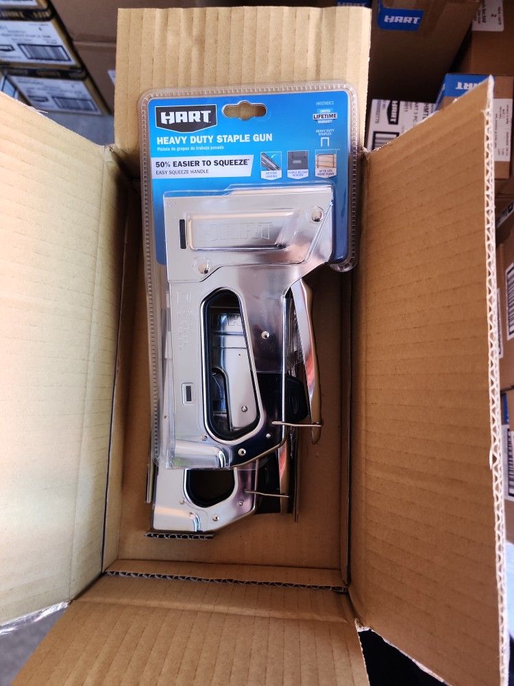 HART Heavy Duty Chrome Staple Gun