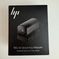 HP 965 4K streaming webcam