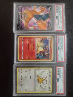 21 pokemon Cards Slabs Pikachu Charizard