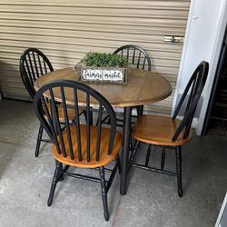 Table And 4 Chairs 
