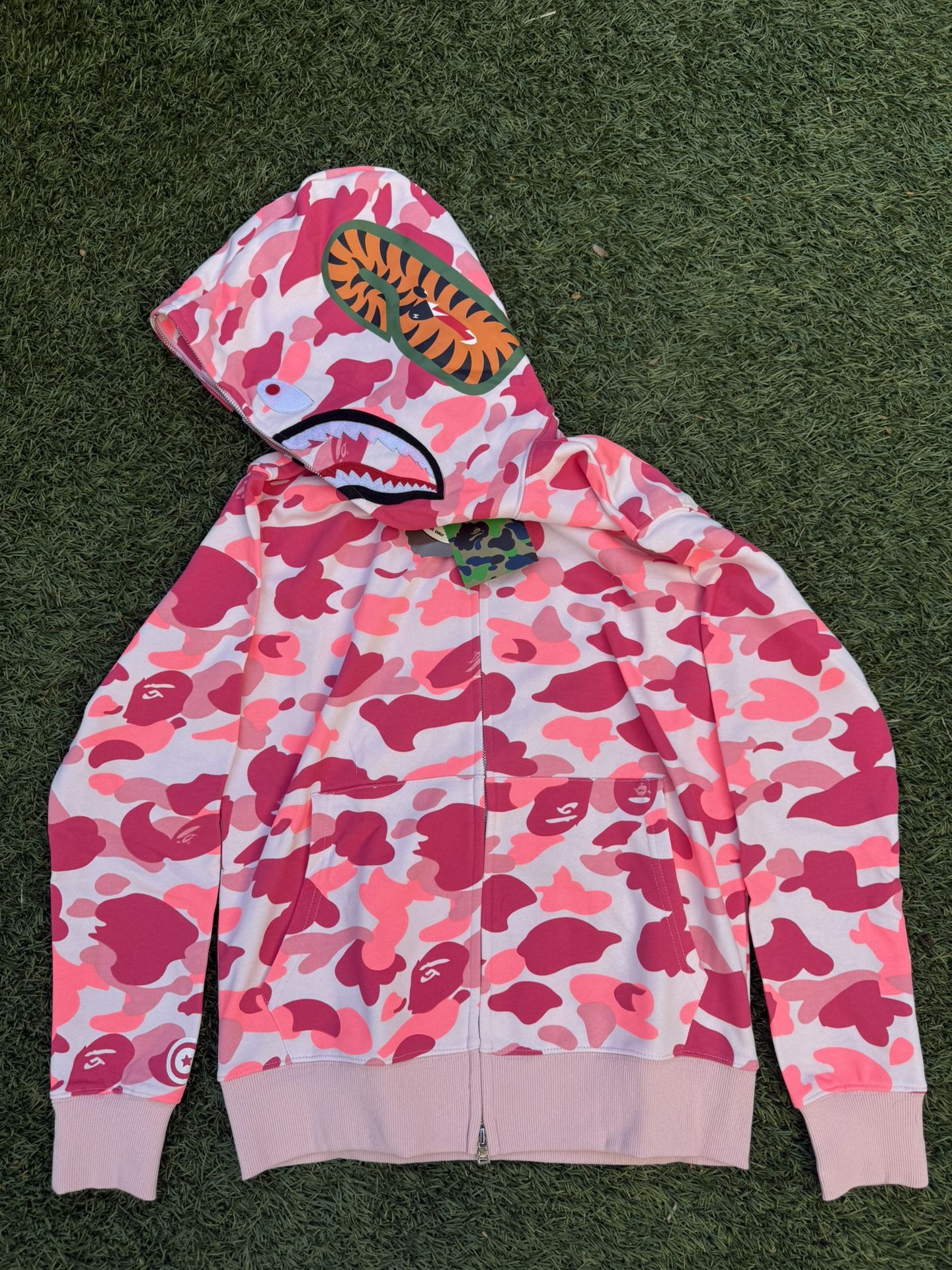 BAPE ABC Camo Shark Full Zip Up Hoodie