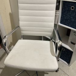 Home Office White Desk Chair.
