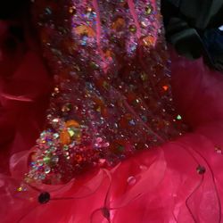 Quinceañera Sweet 15 Sweet 16 Pink Dress 200