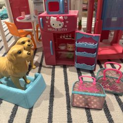 Barbie - Doll House Nursery  Amusement Park  School  etc 