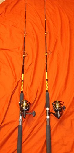 2)NEW PENNBATTLE ll 4000 ON 2 Bigwater 7'0 ( Saltwater spinning combos)