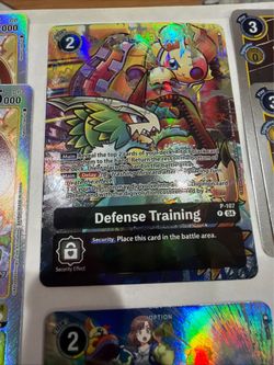 Digimon Card Game Defense Training P-107 Holo