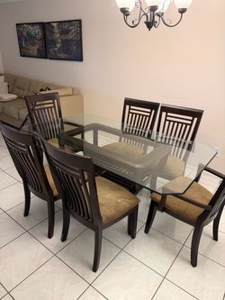 6 chair dining table set