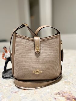 Coach Hadley mini crossbody bag with signature canvas NWT