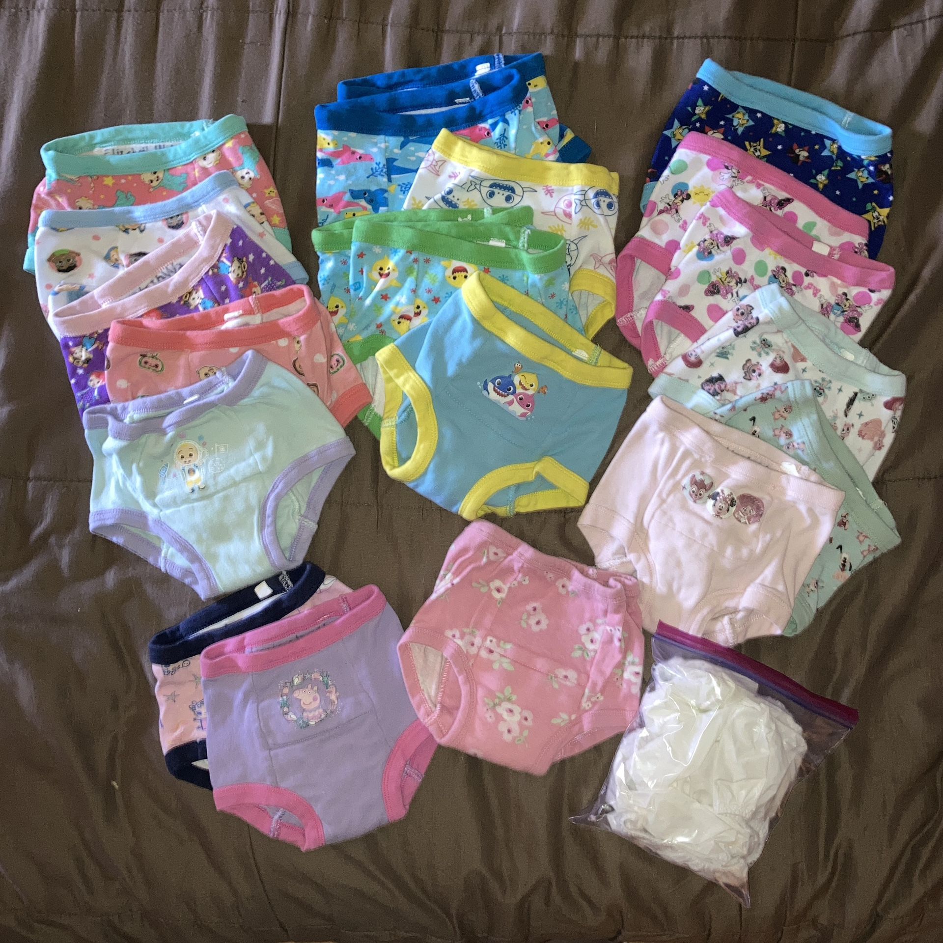 Assorted “Training Underwear” and Plastic Pants for Potty Training!