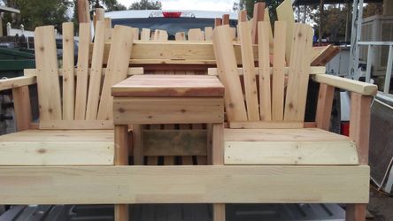 Handmade Wooden patio furniture always new always available delivery available