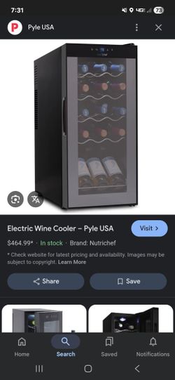 12 Bottle Wine Cooler With Shelves