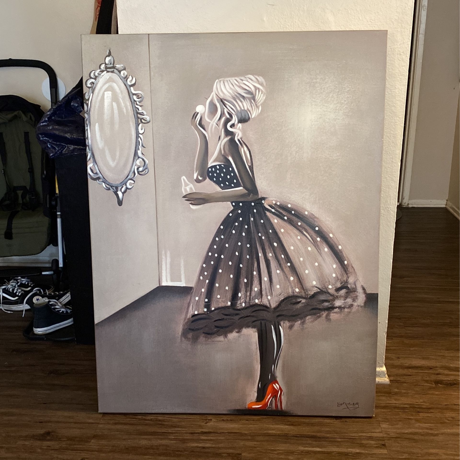 Liza Stone “In The Moment” canvas painting