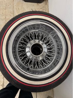 Wire Wheels and Tires for Sale / Trade