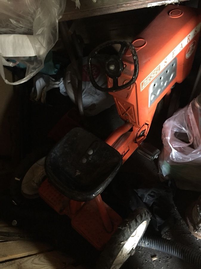 Vintage Sears pedal tractor
