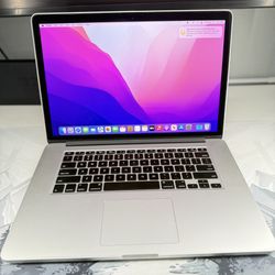 MacBook Pro 15 Inch Retina 2015