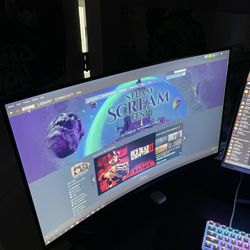 120hz Curved Acer Monitor 